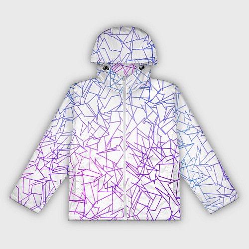 Женская ветровка Geometric Distortion / 3D-Белый – фото 1