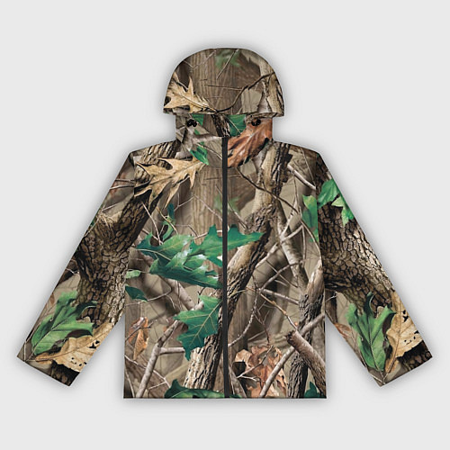 Женская ветровка КАМУФЛЯЖ ЛЕСНОЙ / 3D-Черный – фото 1