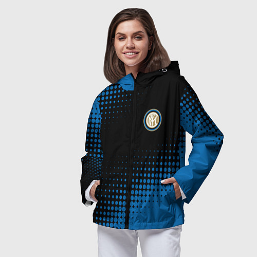 Женская ветровка Inter абстракция / 3D-Черный – фото 3