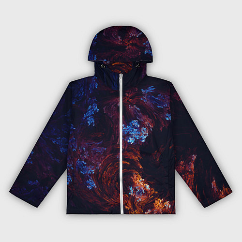 Женская ветровка Синие и Красные Коралловые Рифы / 3D-Белый – фото 1