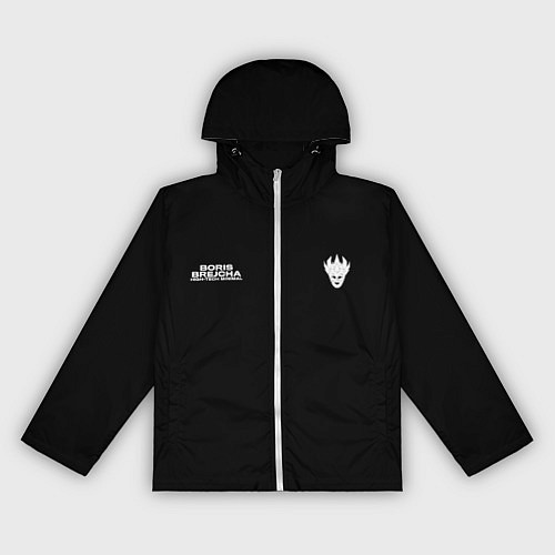 Женская ветровка C логотипом Boris Brejcha / 3D-Белый – фото 1