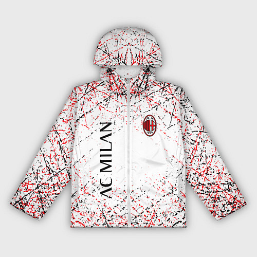 Женская ветровка Ac milan logo / 3D-Белый – фото 1