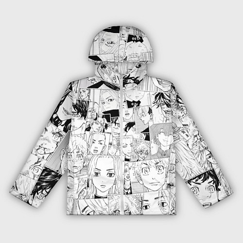 Женская ветровка Tokyo Revengers паттерн / 3D-Белый – фото 1