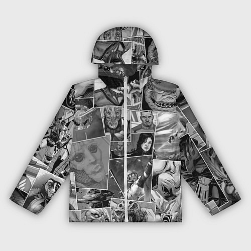 Женская ветровка Mass effect comix / 3D-Белый – фото 1