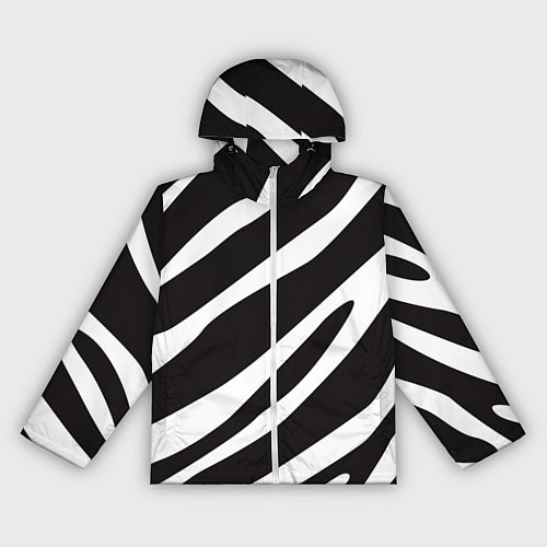 Женская ветровка Анималистичный рисунок зебра / 3D-Белый – фото 1