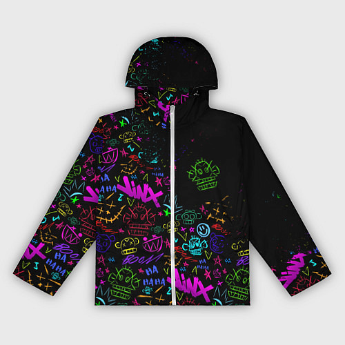 Женская ветровка League Of Legends неон - Arcane logo / 3D-Белый – фото 1