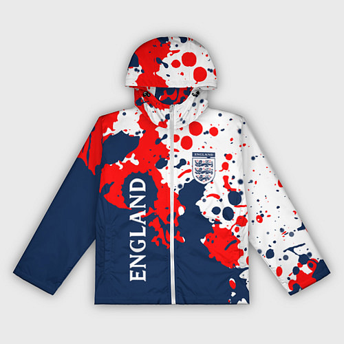 Женская ветровка Сборная Англии Краска / 3D-Белый – фото 1