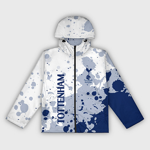 Женская ветровка Tottenham hotspur Брызги красок / 3D-Черный – фото 1