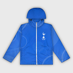 Женская ветровка Tottenham hotspur Голубая абстракция