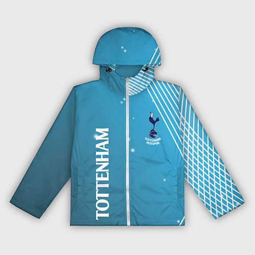 Женская ветровка Тоттенхэм хотспур Абстракция / 3D-Белый – фото 1