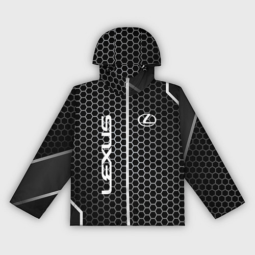 Женская ветровка Lexus соты карбон / 3D-Белый – фото 1