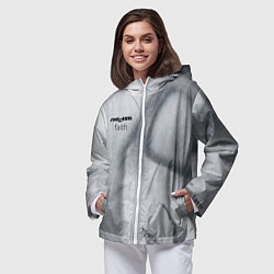 Ветровка с капюшоном женская Faith - The Cure, цвет: 3D-белый — фото 2