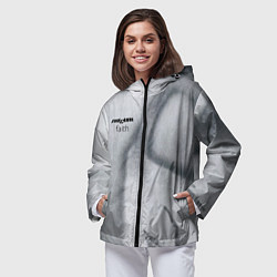 Ветровка с капюшоном женская Faith - The Cure, цвет: 3D-черный — фото 2