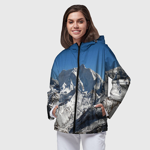 Женская ветровка Канченджанга, Гималаи, 8 586 м / 3D-Черный – фото 3