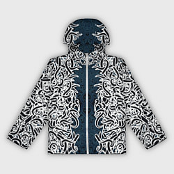 Ветровка с капюшоном женская Белый шум, цвет: 3D-белый