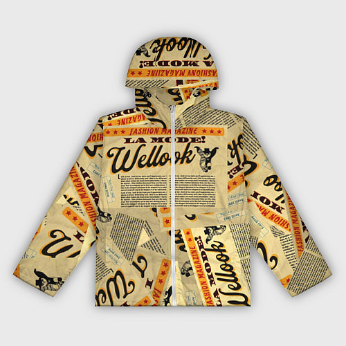 Женская ветровка Vintage Journal / 3D-Белый – фото 1