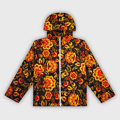 Женская ветровка Хохлома роспись / 3D-Белый – фото 1