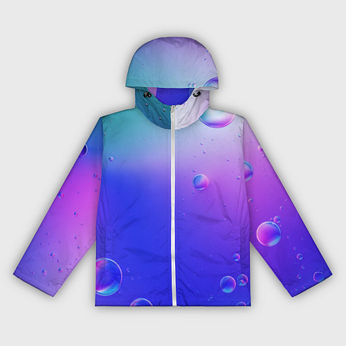 Женская ветровка Радужные мыльные пузыри / 3D-Белый – фото 1