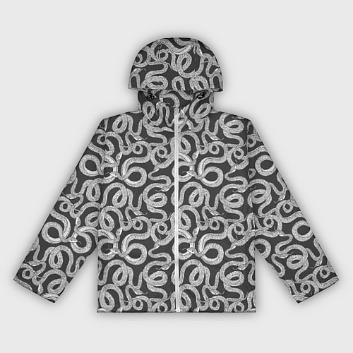 Женская ветровка Змея с языком / 3D-Белый – фото 1