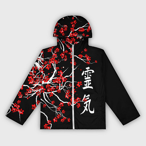 Женская ветровка Сакура в цвету / 3D-Белый – фото 1