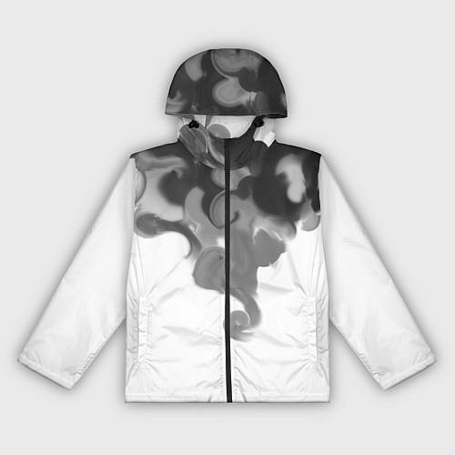 Женская ветровка Тёмный дым / 3D-Черный – фото 1