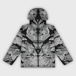 Ветровка с капюшоном женская Каменный страж, цвет: 3D-черный