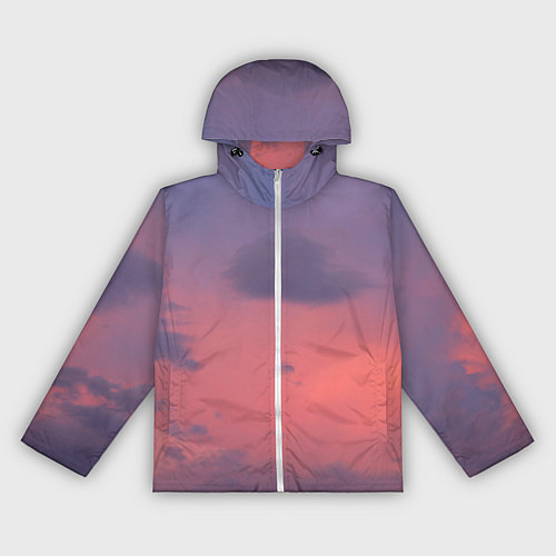 Женская ветровка Розовая туча / 3D-Белый – фото 1