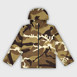 Женская ветровка Камуфляж Woodland осень крупный