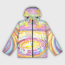 Женская ветровка Капли солнечного света абстракция