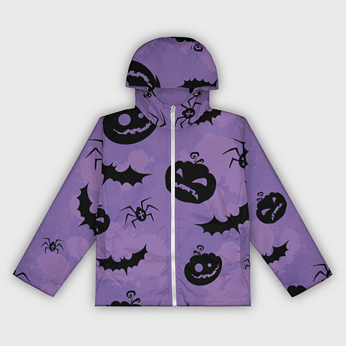 Женская ветровка Ужасы ночи / 3D-Белый – фото 1