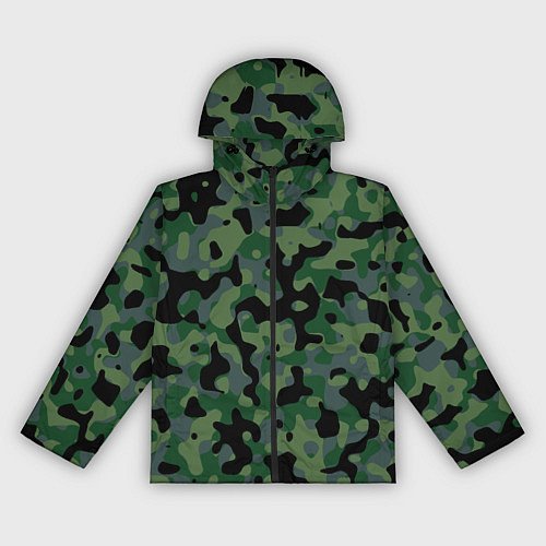 Женская ветровка Камуфляж WW2 Tropics Verdant / 3D-Черный – фото 1