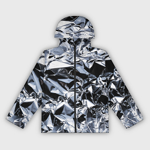 Женская ветровка Aesthetic visual art silver / 3D-Черный – фото 1