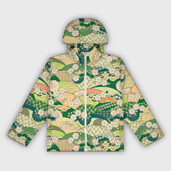 Ветровка с капюшоном женская Green fields, цвет: 3D-белый