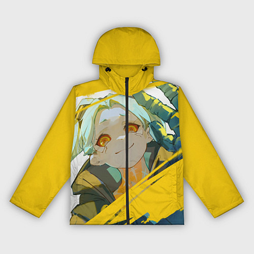 Женская ветровка Киберпанк: Бегущие по краю Ребекка / 3D-Черный – фото 1