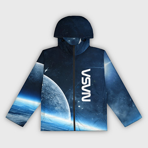 Женская ветровка Космическое пространство - NASA / 3D-Черный – фото 1