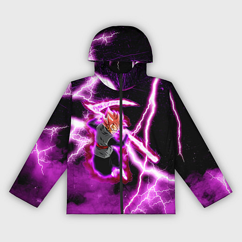 Женская ветровка Гоку Блек Аниме Dragon Ball / 3D-Черный – фото 1