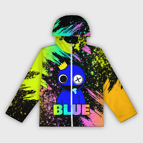 Женская ветровка Rainbow Friends - Blue / 3D-Белый – фото 1
