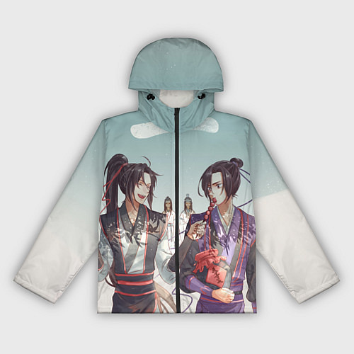 Женская ветровка Wangji and Wuxian - Mo Dao Zu Shi / 3D-Черный – фото 1