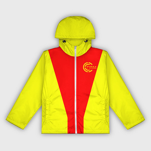 Женская ветровка FIRM желто-красная / 3D-Белый – фото 1