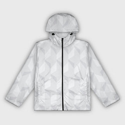 Женская ветровка Абстрактная серая геометрическая текстура