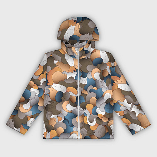 Женская ветровка Котики это жидкость / 3D-Белый – фото 1