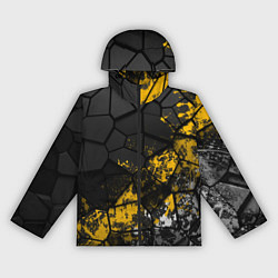 Ветровка с капюшоном женская Имперская геометрия, цвет: 3D-черный