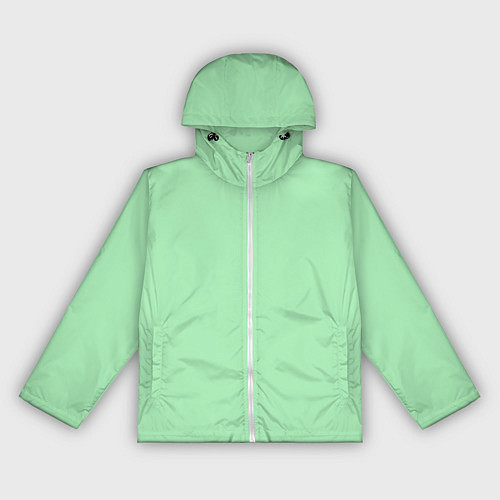 Женская ветровка Мятный радуга / 3D-Белый – фото 1