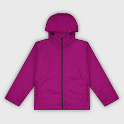 Ветровка с капюшоном женская Баклажановый радуга, цвет: 3D-черный