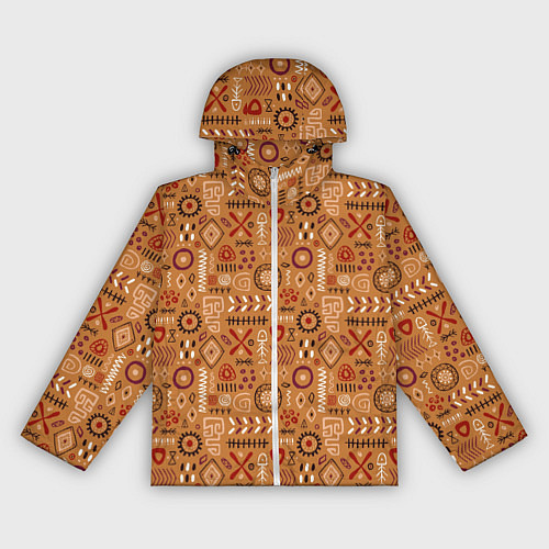 Женская ветровка Этнический рисунок с костями / 3D-Белый – фото 1