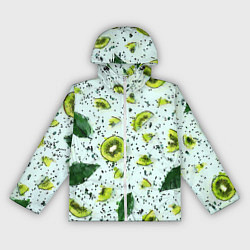 Женская ветровка Киви мята ментол - акварель