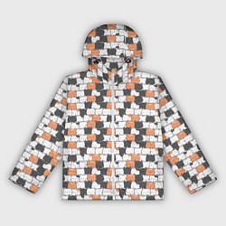 Женская ветровка Котята с разными эмоциями