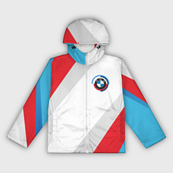 Ветровка с капюшоном женская Bmw - логотип 1970, цвет: 3D-белый