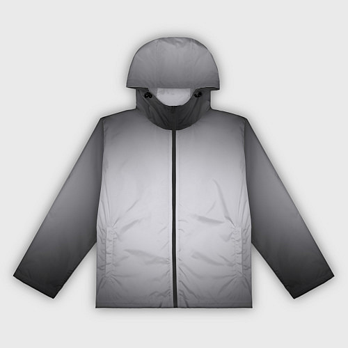 Женская ветровка Серебристый градиент / 3D-Черный – фото 1