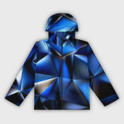 Женская ветровка Polygon blue abstract